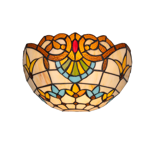 Tiffany wandlamp - Art Nouveau - B 25 CM x H 14 CM (Art. 7707)