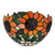 Tiffany wandlamp – Zonnebloemen – B 25 × H 15,5 cm (Art. 7709)