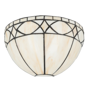 Tiffany wandlamp – Tijdloos design – B 25 × H 14 cm (Art. 7711)